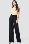 MANGO MANGO FLU TROUSERS - BLACK