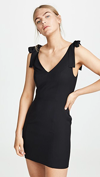 Amanda Uprichard Allora Dress In Black