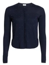 AKRIS PUNTO Studded Wool Cardigan