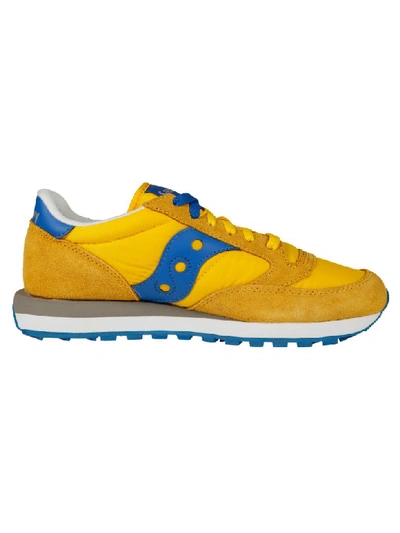 Saucony Logo Sneakers In Yellow