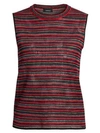 AKRIS Silk Knit Sleeveless Top