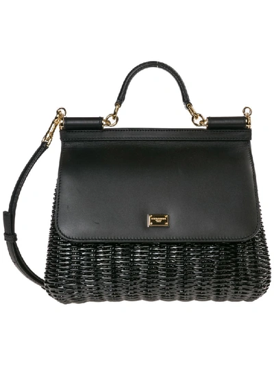 Dolce & Gabbana Sicily Handbags In Nero