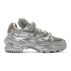 MAISON MARGIELA MAISON MARGIELA SILVER RETRO FIT SNEAKERS