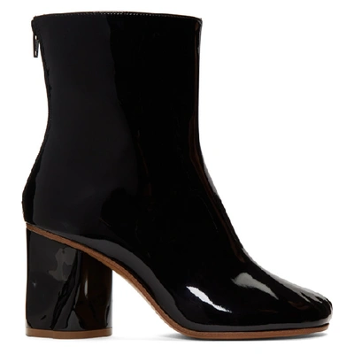 Maison Margiela 黑色 Crushed Heel 踝靴 In Black