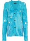 AMIRI STAR EMBROIDERED CARDIGAN