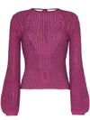 CHLOÉ TIE BACK KNITTED TOP