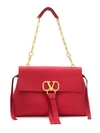 Valentino Garavani Vring Chain Shoulder Bag In Red