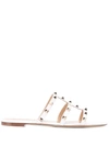 VALENTINO GARAVANI ROCKSTUD FLAT SANDALS