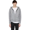 John Elliott Grey Flash 2 Full Zip Hoodie In Grey