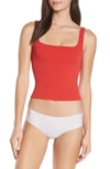 FREE PEOPLE INTIMATELY FP SQUARE ONE SEAMLESS CAMISOLE,OB944894