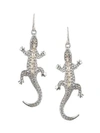 ALEXIS BITTAR Crystal Encrusted Lizard Wire Earrings