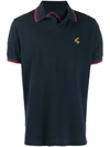 VIVIENNE WESTWOOD VIVIENNE WESTWOOD POLOSHIRT MIT LOGO - BLAU