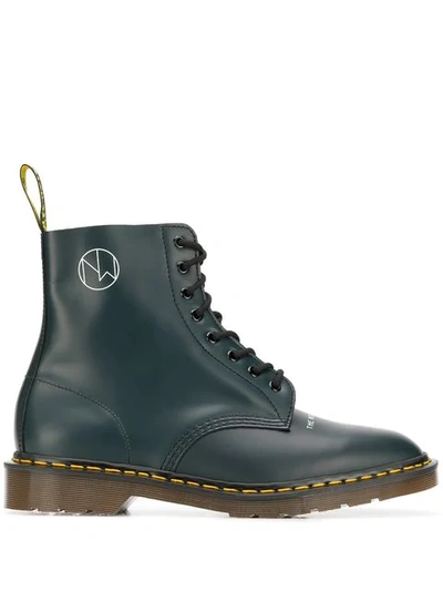 Dr. Martens' Dr. Martens New Warriors短靴 - 蓝色 In Blue