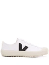 Veja + Net Sustain Nova Organic Cotton-canvas Sneakers In White