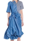 JUNYA WATANABE JUNYA WATANABE CONTAST GATHERED BOW DRESS