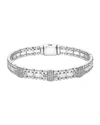 LAGOS CAVIAR SPARK DIAMOND 3-LINK BRACELET,PROD217090139