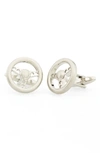 Link Up 'steering Wheel' Cuff Links In Silver