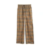 BURBERRY VINTAGE CHECK COTTON DRAWCORD TROUSERS,2995319