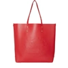 BURBERRY Embossed crest leather tote