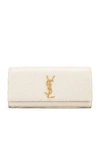 SAINT LAURENT SAINT LAURENT KATE CLUTCH IN WHITE