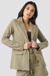 TRENDYOL YOL POCKET DETAILED JACKET - GREEN