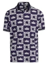 DOLCE & GABBANA Checkerboard Crown Polo