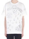 Haculla Mens Nocturnal T-shirt, Size Large In White