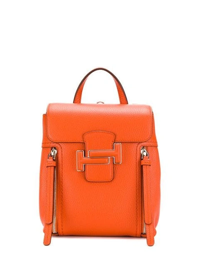 Tod's Classic Backpack - 橘色 In Orange