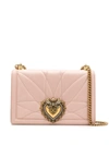Dolce & Gabbana Large Devotion Shoulder Bag In Pink
