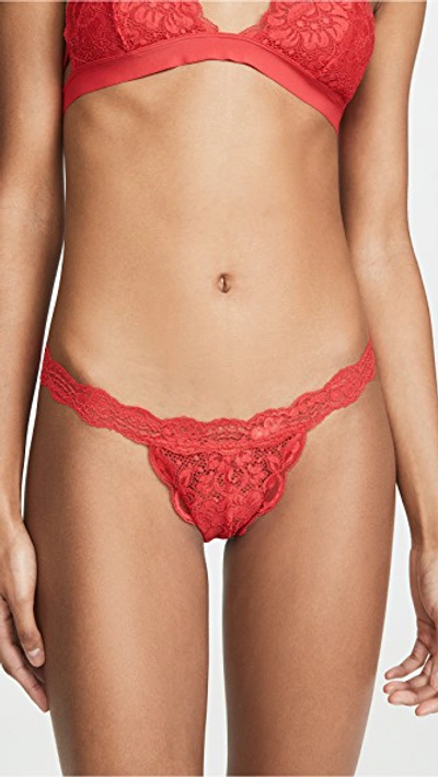 We Are Hah T String M A Thong In Siren Red