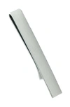 David Donahue Stripe Engraved Sterling Silver Tie Bar In Silver Slide
