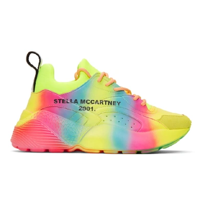 Stella Mccartney Rainbow Eclypse Sneakers - 黄色 In Neon Yellow / Multi