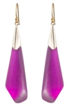 ALEXIS BITTAR FACETED DROP EARRINGS,AB00E121007