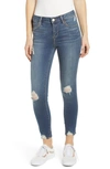ARTICLES OF SOCIETY SUZY DISTRESSED CROP SKINNY JEANS,5770PL-353