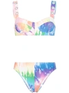 ACK AMORE TIE-DYE EYELET BIKINI