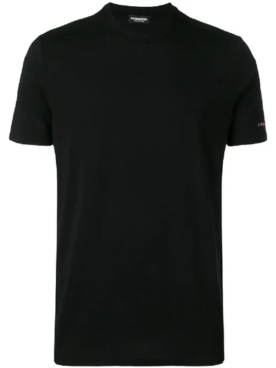 Dsquared2 Basic Round Neck T-shirt In Black