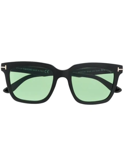 Tom Ford Square Shape Sunglasses In Black