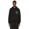 424 424 BLACK SOCCER HOODIE