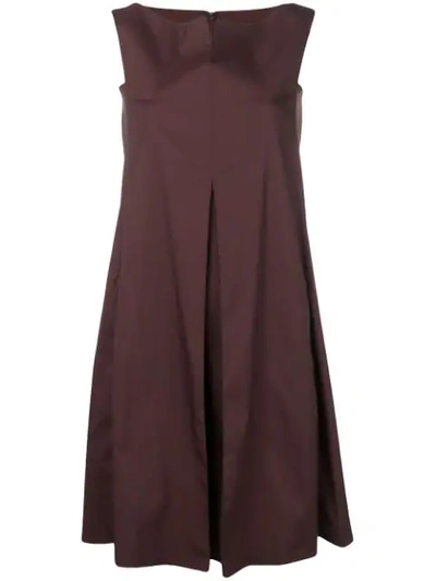 Antonelli Sleeveless Shift Dress - 棕色 In Brown