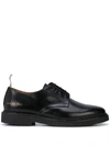 COMMON PROJECTS COMMON PROJECTS CONTRAST PULL TAB OXFORD SHOES - BLACK