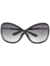 Tom Ford Whitney Soft Round Sunglasses In Black
