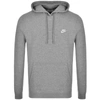 Nike Club Drawstring Hoodie In Grey