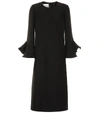 VALENTINO WOOL AND SILK MIDI DRESS,P00395595