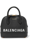 BALENCIAGA VILLE XXS AJ PRINTED TEXTURED-LEATHER TOTE