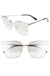 TOM FORD HELENA 59MM CAT EYE SUNGLASSES,FT0653W5928C