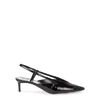 GIVENCHY Show 50 eel leather slingback pumps