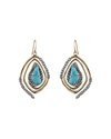 ALEXIS BITTAR SPIRAL DROP EARRINGS,AB91E010