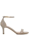 ANTONIO BARBATO METALLIC SANDALS