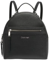 CALVIN KLEIN MERCY LEATHER BACKPACK
