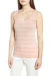 ANNE KLEIN TRIPLE STRIPE TANK,10713104